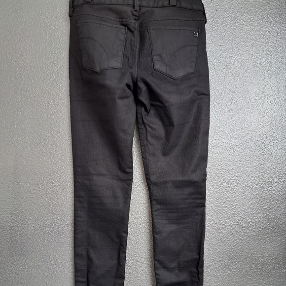 Joe's The Skinny  Black Coated Jeans in Fiona Wash   Size 27 - Picture 5 of 5